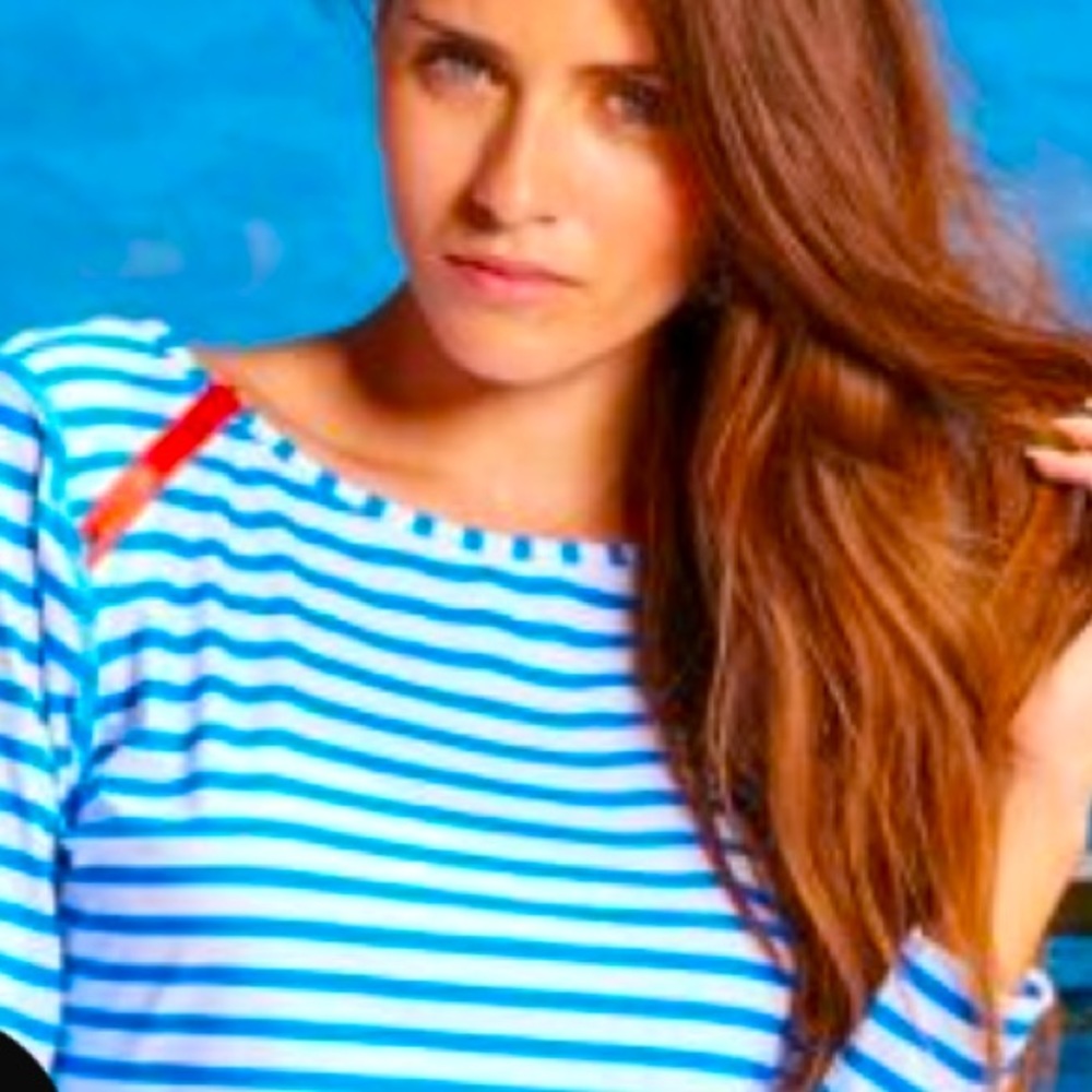 Cabana Life UV/UPF 50+ Nautical Beach Dress- M
